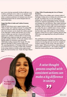 Recognized by the Business APAC Magazine for Visionary Women Leaders Category